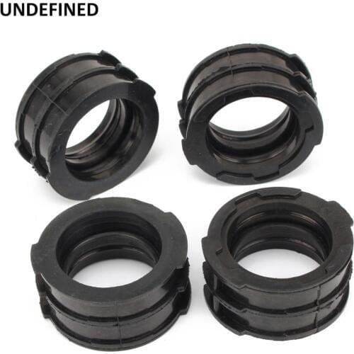 4pcs Carburetor Joint Intake Manifold Carb Boots for Yamaha VMAX 1200 V-MAX 1200 VMX1200 85-86 & 88-07