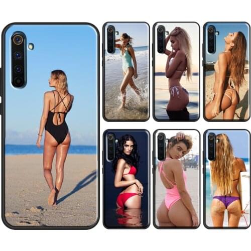 Beach Booty Bikini Girl Case For OPPO Realme 6 7 8 Pro Q3 C3 C11 C15 GT Back Cover For OnePlus 9 Pro 8 7T 8T Nord