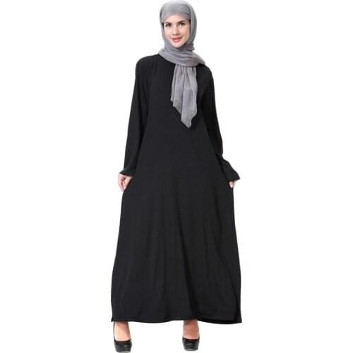 Marocain modest robe longue hijab dress baju muslimah model untuk lebaran 2020 dubai fashion for arab women clothes turquie maxi