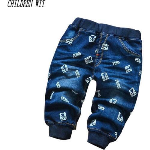 CHILDREN WIT baby pants new spring/autumn High quality fashion children jeans 1-4 year boys girls jeans