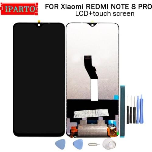 For Xiaomi REDMI NOTE 8 PRO LCD Display+Touch Screen Digitizer Assembly 100% Original LCD+Touch Digitizer for REDMI NOTE 8 PRO