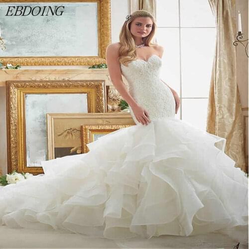 Mermaid Silhouette Wedding Dresses EBDOING China