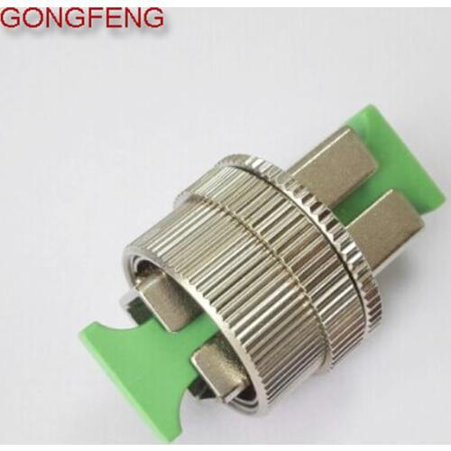 GONGFENG 4pcs New Connector FC Fiber Optic Attenuator SC, UPC, APC Mechanical Flange Adapter, Adjustable Attenuator Wholesale