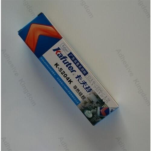 Kafuter 80g k-5204k LED thermal conductive silicone CPU bonding adhesive quick-drying thermal silica curable coefficient 1.6