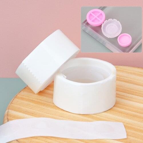 Eyelash extension cup fixing tape 100 pcs Circle Double Sided Tape Eyelash Glue Seamless Invisible Universal Dots Makeup Tools