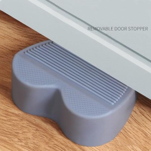 Creative Safety Door Stop Silicone Anti-skid, Windproof Door Stop/door Top/door Stop Door Rear Retainer Anti-collision Stop