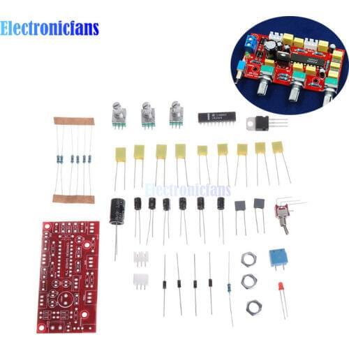 LM1036 OP-AMP HIFI Fever Amplifier Preamplifier Bass Treble Volume Control Pre-amplifier Tone EQ Control Board DIY KIT/Assembled