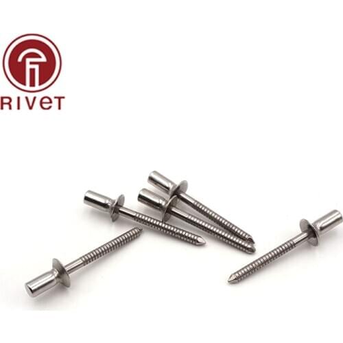 M4.0 200PCS GB 12616 Stainless Steel Countersunk rivets Closed End Blind Rivet Sealed Hollow Rivets Blind Rivets