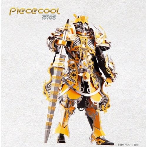 Piececool 3D Metal Puzzle Mythology King Kong Models kits DIY Laser Cut Puzzles Jigsaw Model For Adult Kids Educational Toys