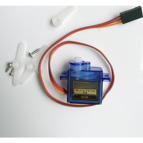 New SG90 Small Servo 3.5V-6V Analog Servo Plastic Gear Remote Control Aircraft Car Model Ship Model Robot Arm Part For TowerPro