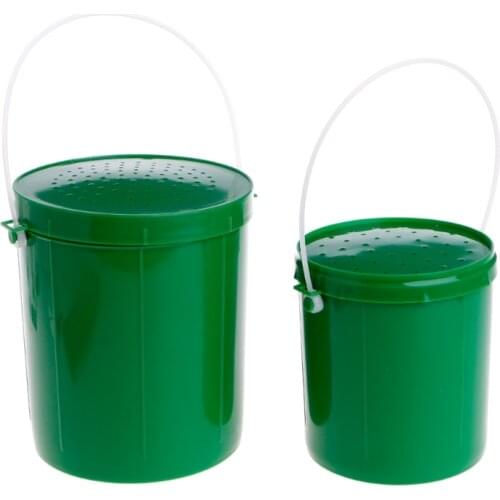 Fishing Bait Bucket Breathable Live Earthworm Maggot Worm Lures Container Tackle