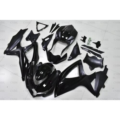 For Suzuki GSXR750 2008 - 2010 K8 Plastic Fairings GSXR 750 08 10 Black Plastic Fairings GSX R 600 09 10 Plastic Fairings