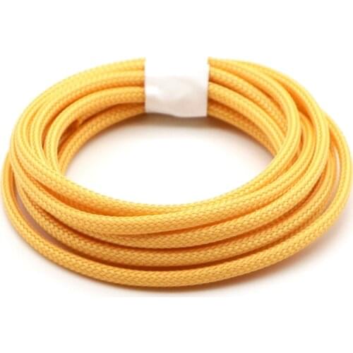 10m/Lot 4mm Round PET Expandable Sleeving for PC Power Cables