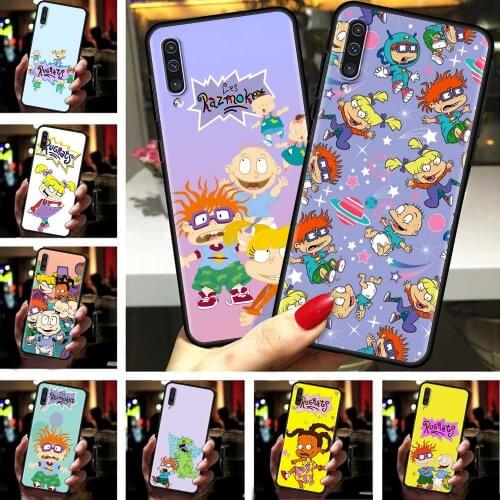 Cartoon Rugrat Luxury Capas for Samsung Galaxy A50 A51 A70 A71 A21s S20 FE A10 A20e A30 A40 Soft Silicone Phone Cover