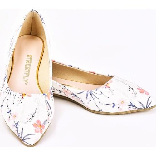 Streetfly 2021 new fashion summer colorful printed women ballet flats Non-slip sole orthopedic 35-42 size women ballet flats
