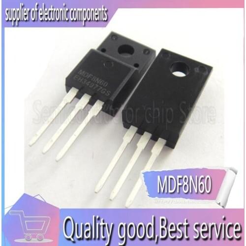 10pcs/lot MDF8N60 New Spot TO-220F 600V 8A