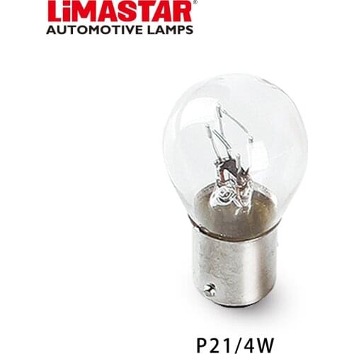 10pcs P21/4W 12V BAZ15d Turn Singal Light Car Reverse Brake Backup Lamp Tail Light Transparent Light Bulb