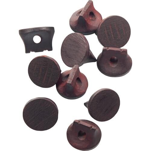 10x Red Sandalwood Chinese Violin Erhu Bridge For Erhu Parts Accessory