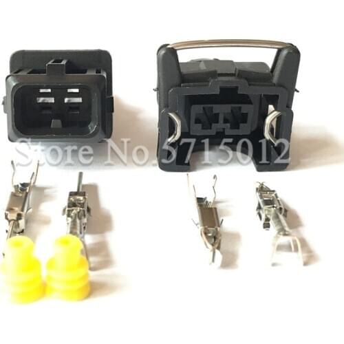 2 Hole 3.5mm 827551-3 / 828657-3 106462-1 EV1 Style Car Fuel Injector Type Automotive Connector For VW Audi