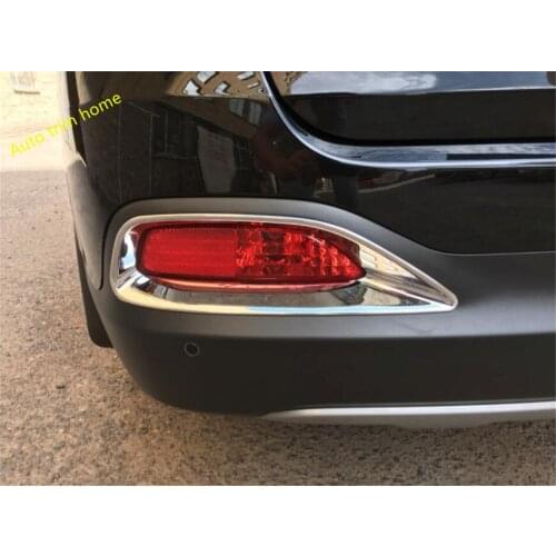 LAPETUS Chrome Rear Tail Fog lamps Lights Frame Cover Trim 2 Pcs For KIA Sorento 2015 2016 2017 Exterior Kit