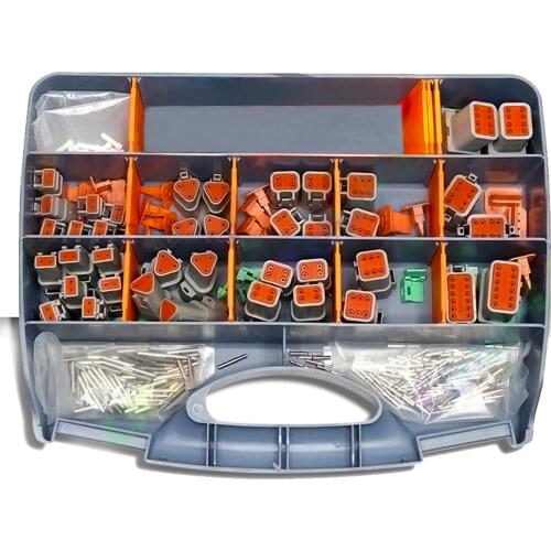 400pcs Deutsch DT Wire Connector Waterproof Connector w/ Crimp Tool Car Electrical Wire Connector Plug Truck Harness