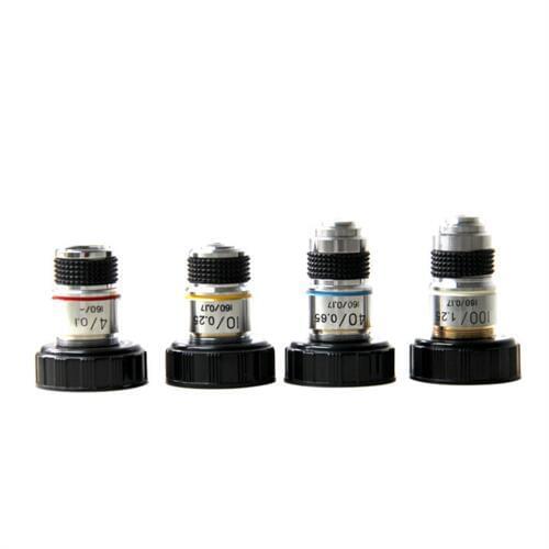 Agnicy Microscope 185 Professional Achromatic Objective Lens 60X Precision Copper Core 60 Times Stereoscopic Objective Lens