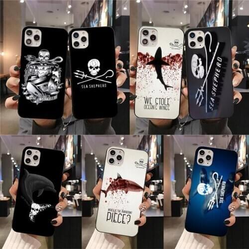 Sea Shepherd Protect the ocean Phone Case for iphone 12 pro max mini 11 pro XS MAX 8 7 6 6S Plus X 5S SE 2020 XR case