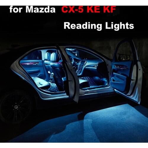 For Mazda CX-5 CX5 KE KF 2012-2018 2019 2020 2021 Error Free LED Bulb Interior Trunk Lights Reading Lamps License Plate Lights