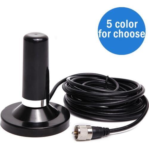 HH-N2RS Mini Dual Band Antenna with Magnetic Mount & 5M Coaxial Cable For QYT TYT Baojie Baofeng Mobile Car Radio Walkie Talkie