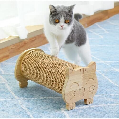 Scratching Column For A Cat Sisal Claw Sharpener Cat Scratching Post Cardboard House Sofa Cat Scratch Protector Training Toy