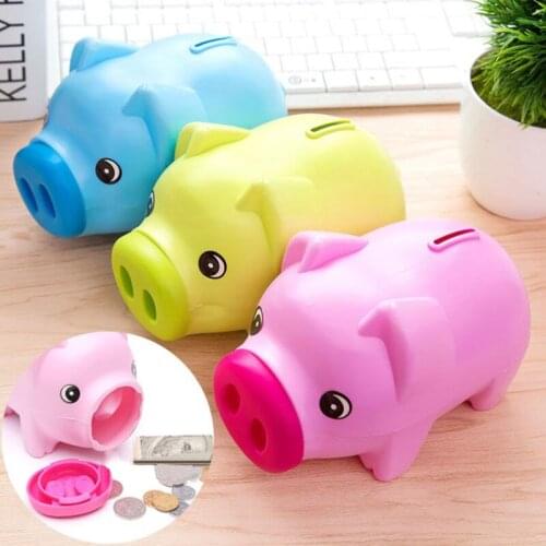 Cute Cartoon Pig Shaped Piggy Bank Money Saving Box Home Nursery Decor Coins Bank for Kids Gift XR-Hot