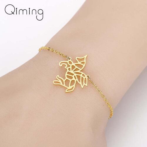 Trendy Animal Unicorn Fashion Bracelet fashion Stainless Steel Bracelets Bangle For Women Men Party Jewelry Birthday Gifts