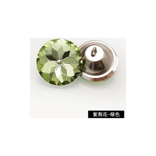 A10 20MM Soft bag crystal button sofa diamond button pull button fixed threading back button flower diamond decorative button