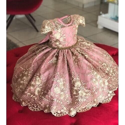 4 to 10 Years Girls Dress 2019 New Gorgeous Princess Tutu Dress Kids Dresses For Girls New Year Wear up Birthday Party Ball Gown