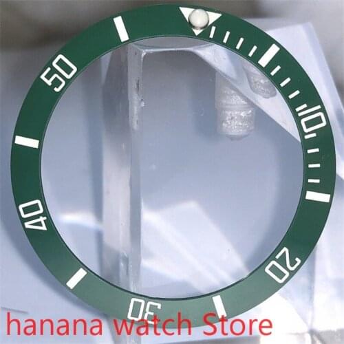Bliger brand new high-quality hot-selling 40mm pearl rotating watch bezel green suitable for 43mm self-winding mens watch