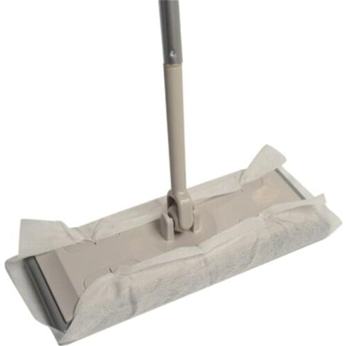 100pcs/lot Disposable Electrostatic Dust Removal Mop Paper Home Kitchen Bathroom Cleaning Cloth Home Kitchen Cleaning Tools