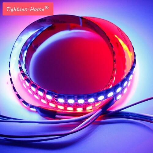 WS2812B LED Pixel Strips 1m 144 pixels/leds/m Smart led pixel strip,Black/White PCB,WS2812 IC;WS2812B/M,IP30/IP65/IP67 DC 5V