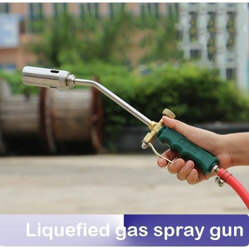 Liquefied gas spray gun head torch spray gun gas burn pig hair home torch waterproof high temperature baking natural gas