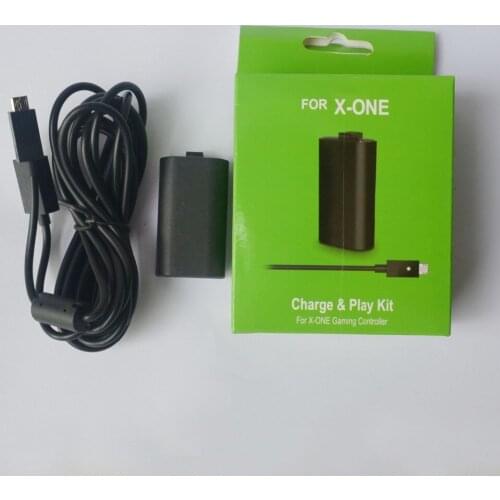 2 In 1 Set 1x 1400mAh Replace Rechargeable Battery Pack+1x USB Charging Charger Cable for XBOX ONE Wireless Game Controllers