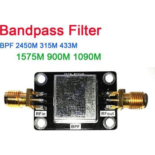 Bandpass Filter BPF 2045MHz 315MHz 433MHz 1575MHz 900MHz 1090MHz LC Anti-interference noise for SDR Software Radio Amplifier