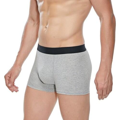 Xiaomi 3pcs Cotton Mens Underwear Seamless Breathable Underpants Combed Cotton 3D U Convex Men Boxer Shorts Male Panties