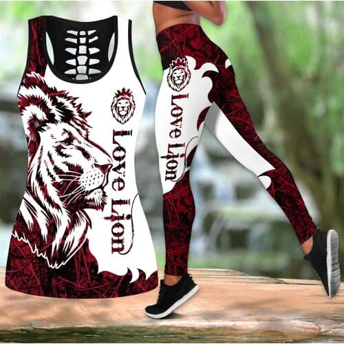Women Leggings Fashion 3D Digital Printing Samurai Tattoo Leggings & Tank top Sexy Elastic Female Skinny Leggings DDK9