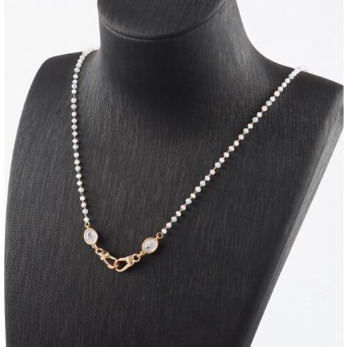 Sanying M83203 sunglasses accessories beads for jewelry making 18k gold-plated 0.3 micron diy mask chain 75cm/lot