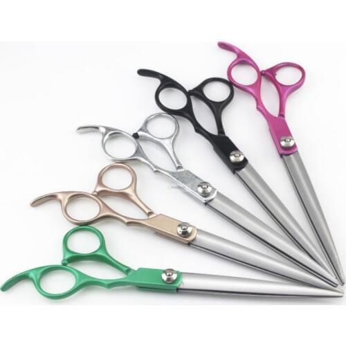 1pc steel 7 inch flat scissor long barber hair scissors salon styling cutting tools personal accessory