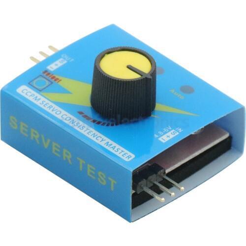 NEW 1PCS Servo Tester Gear Test CCPM Consistency Master Checker 3CH 4.8-6V with Indicator Light