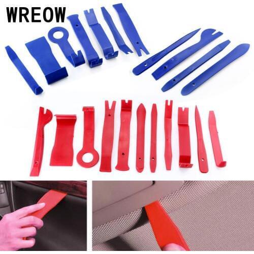 11pc Portable Auto Car Radio Panel Door Clip Panel Trim Dash Dashradio Audio Installer Pry Trim Removal Tool Hand Tools