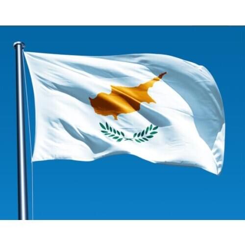 Cyprus Flag 3ft X 5ft Polyester Cyprus National Flag with custom design banner flag