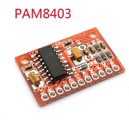 3W*2 Mini Digital Power Audio Amplifier Board USB DC 5V Power Supply PAM8403