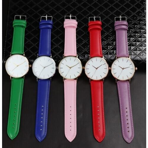 Aishy Men's Watch With Leather Strap