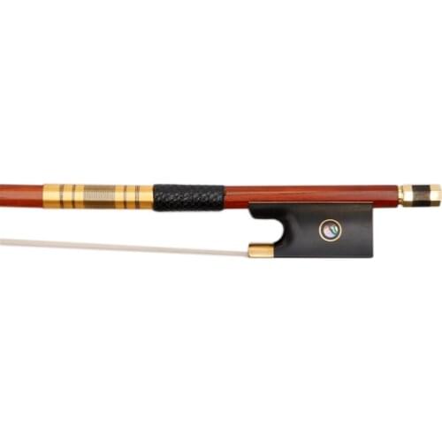 Copper Fitting Parts Frog Button Ebony Frog Abalone Eye Slide Pernambuco Round Stick violin bow FP991B